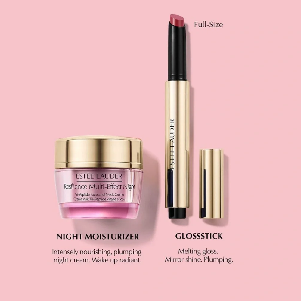 Resilience Multi-Effect Tri- Peptide Face and Neck Night Creme & Melt On Gloss - Picture 2 of 3